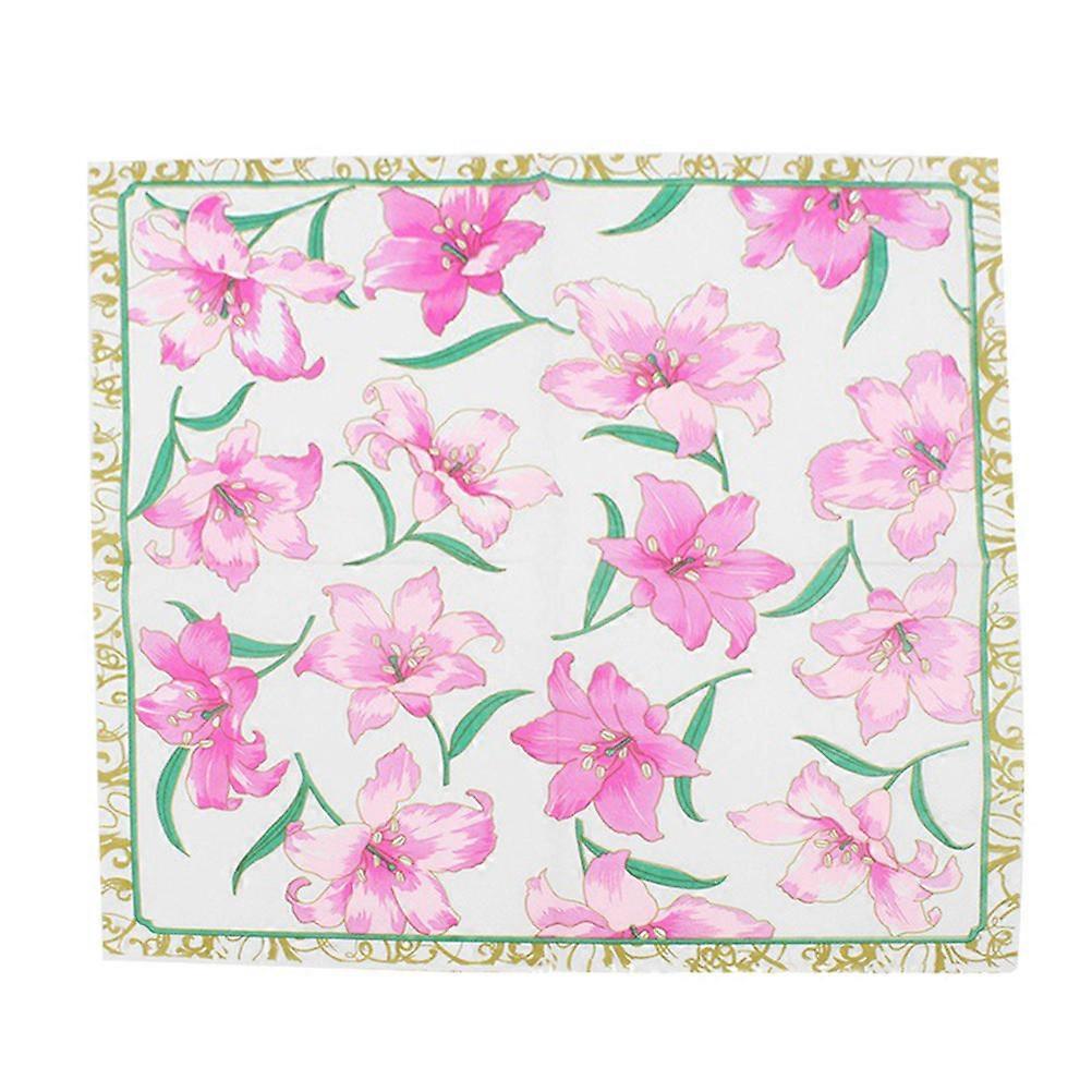 Fruit Napkins Paper Napkin Decorative For Daily Use 33x33cm 20Pcs