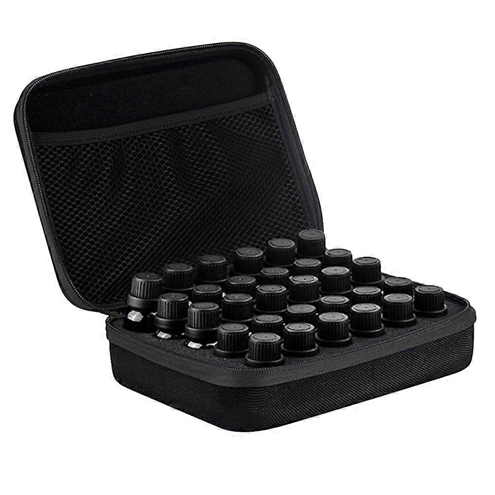 30 Bottle Essential Oils Storage Case Portable Travel Box Holder Organizer Black