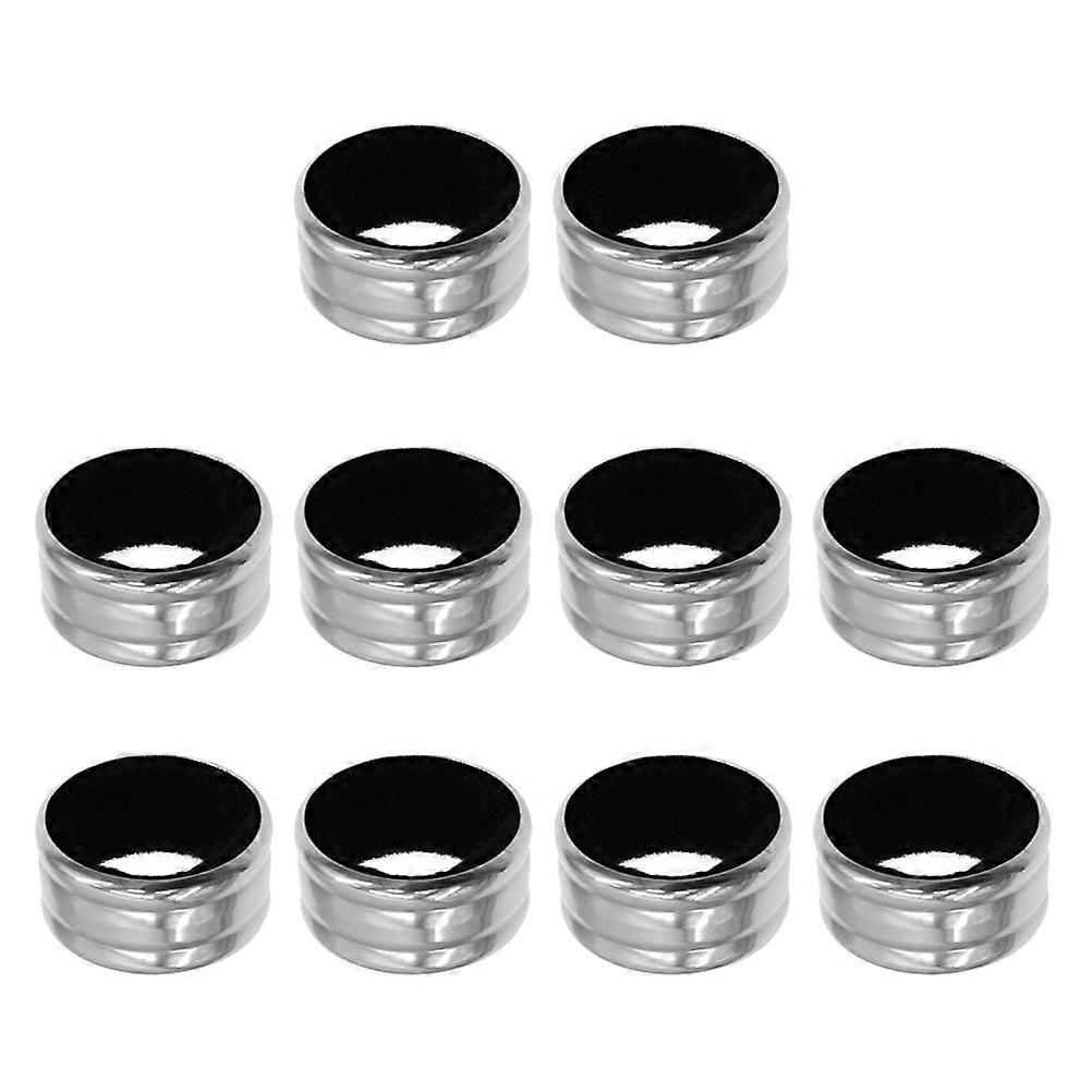 Silver Wine Ring for Avoiding Spills Stainless Steel Tools Absorb Stains 10Pcs