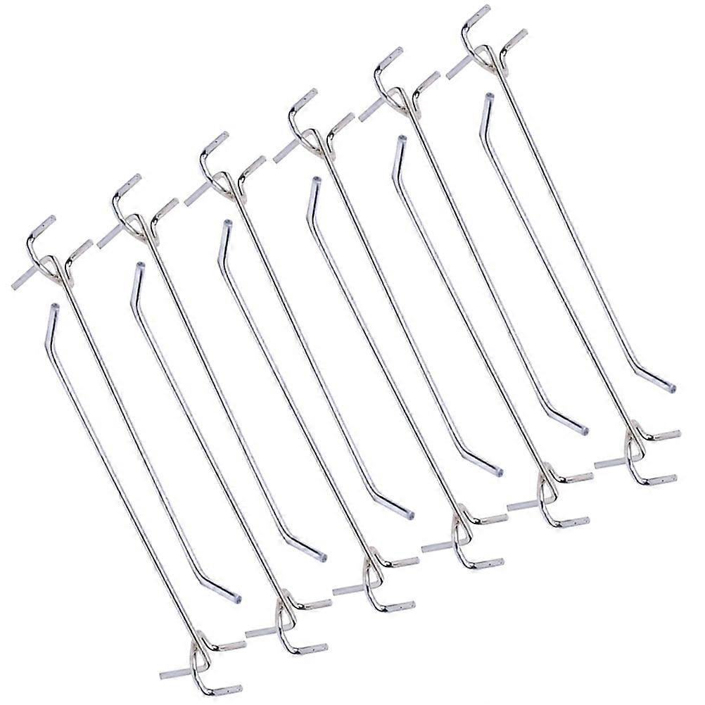 Hook For Hanging Shelf Hook Silver 10X3.2cm Hanging Keys and Hats 50Pcs