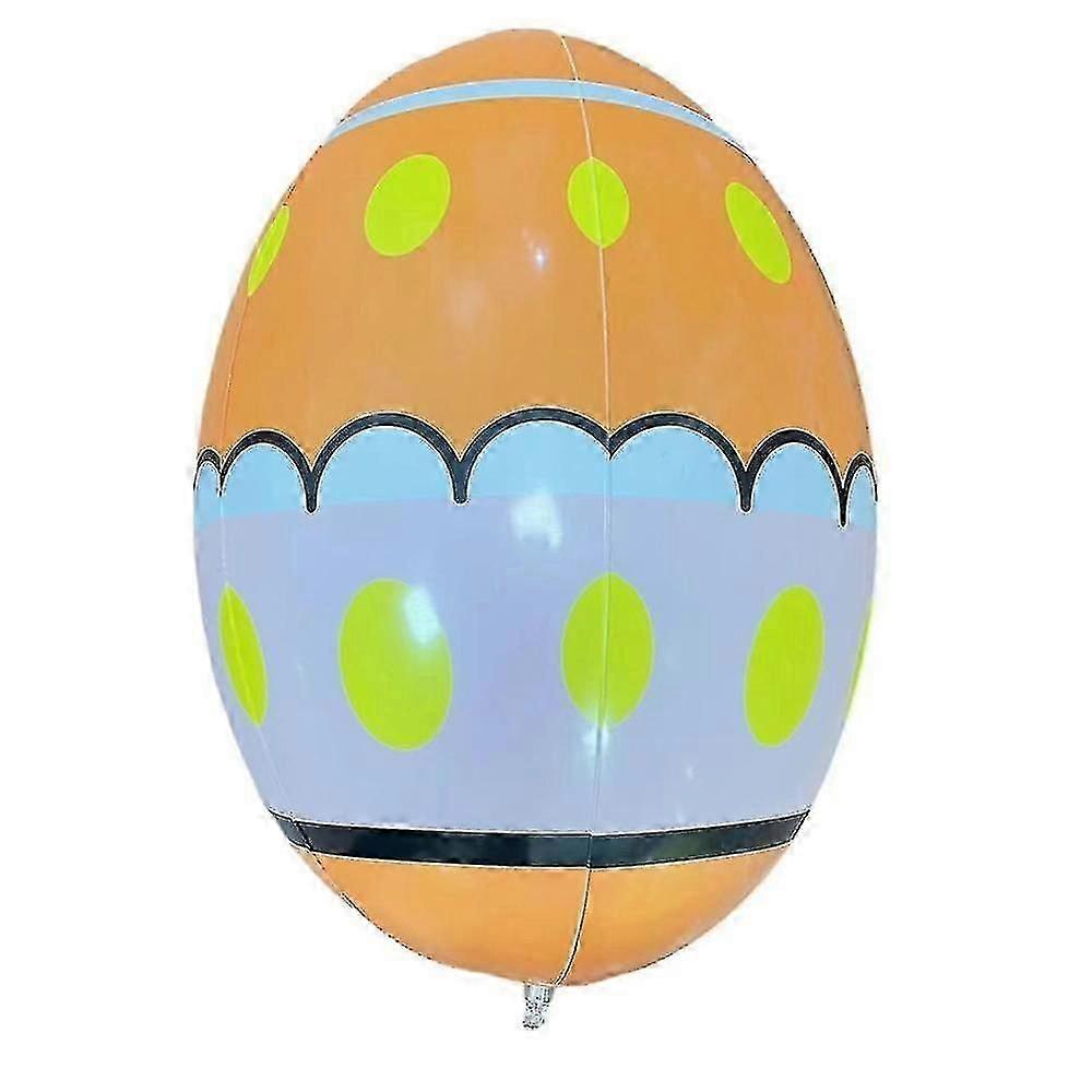 Easter Decorations Easter 60cm Outdoor Easter Inflatable Decorated Ball Giant Easter Inflatable Ball Easter Courtyard Decorations
