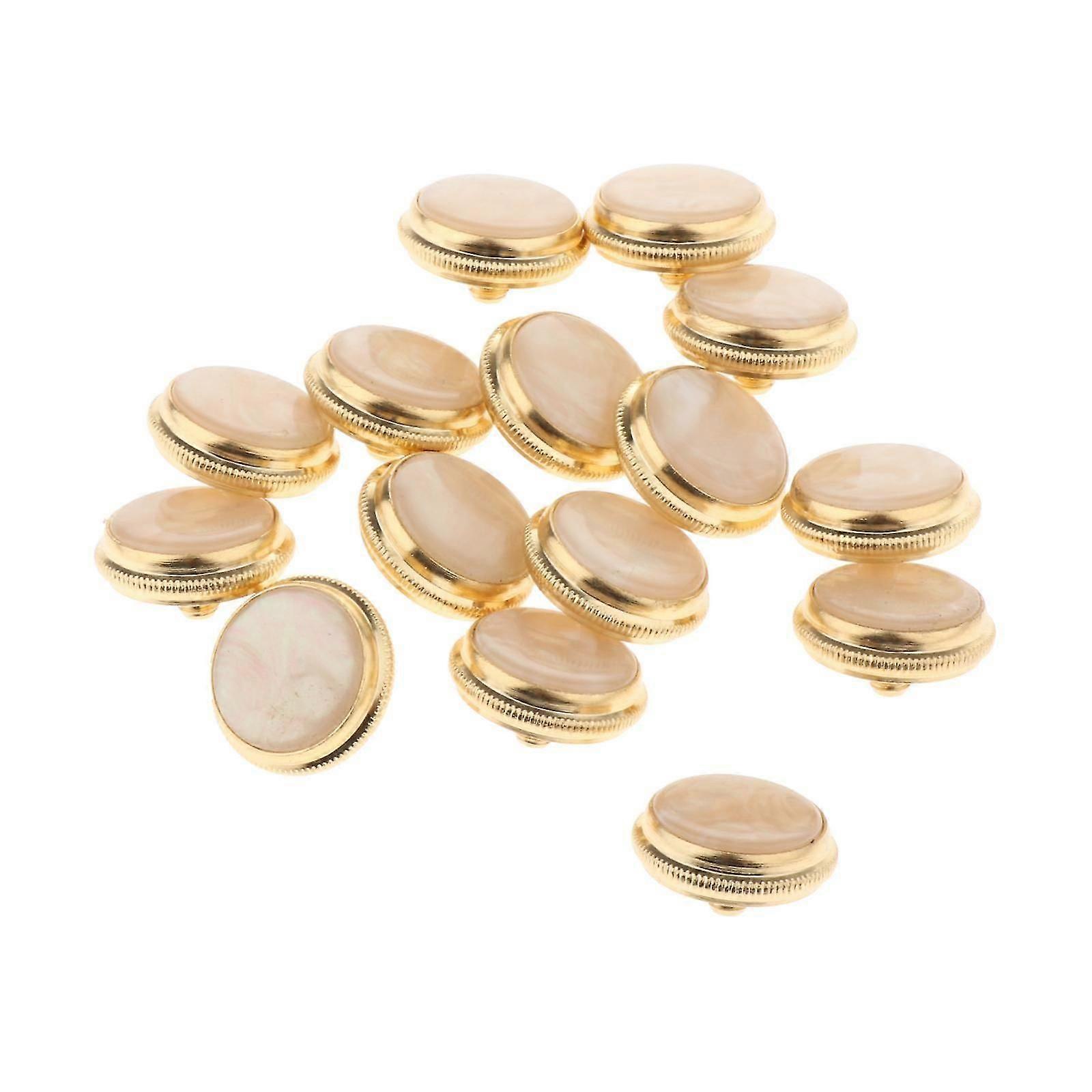 15pcs Trumpet Valve Finger Buttons Premium Musical Instruments Replacement