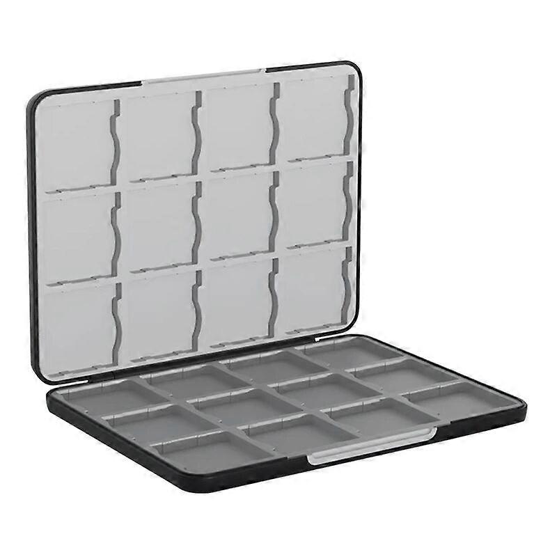 3DS Game Card Storage Solution, Shockproof Silicone Bag, Magnet, Black