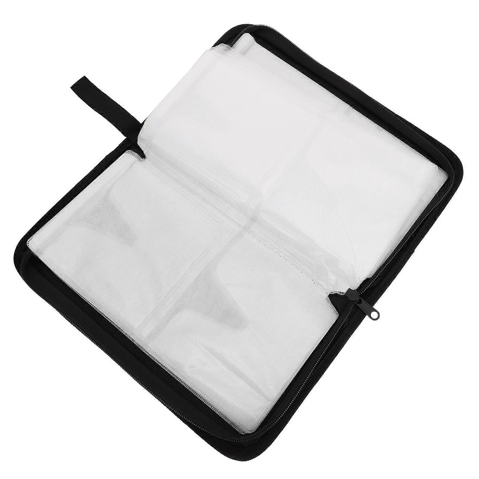 Cd Case Bags Dvd Storage Bag Rectangular Non-Woven Disc Protection Travel Use 1Pcs