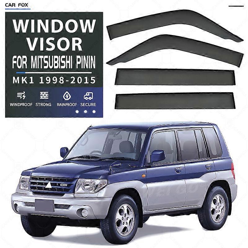 Applicable For Mitsubishi Pinin 1998-2015 Car Window Visor Awning Shelters Windshield Side Window Rain Sun Shade Accessories Car Styling