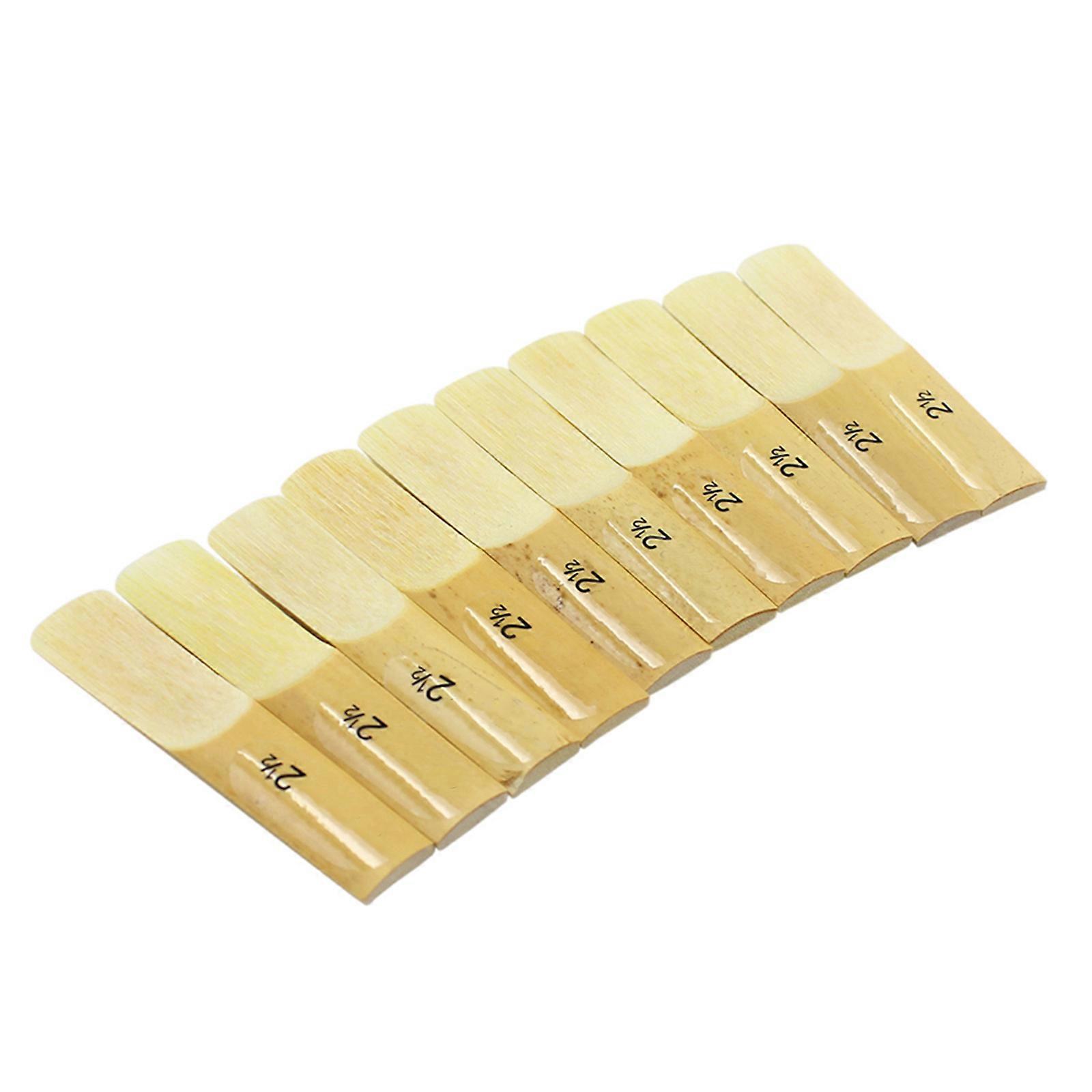 Soprano Saxophone Reeds Musical Instrument Accessories Tone Adjustment 3.82X3.07X0.43INCH 10Pcs