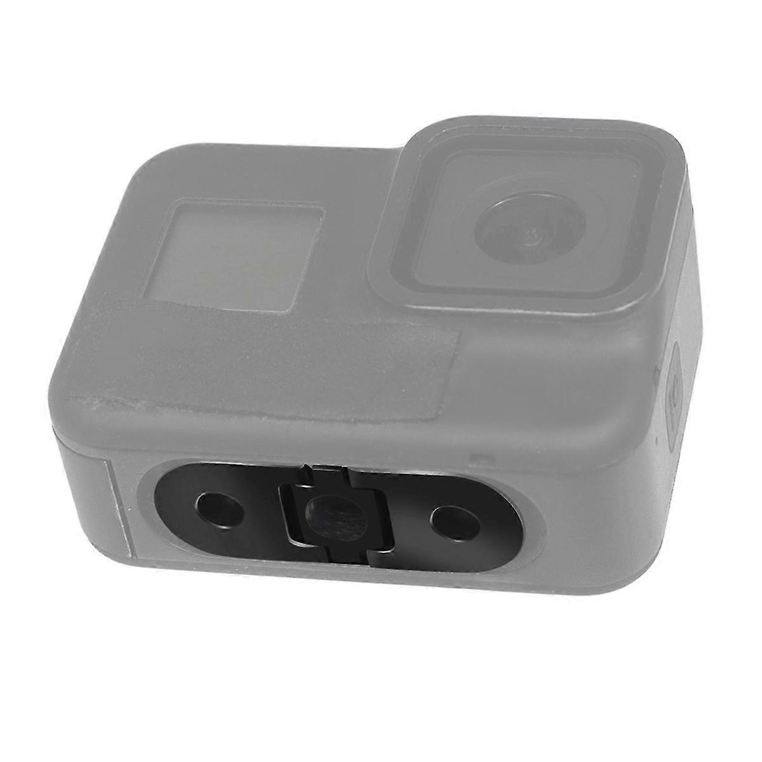 Metal Finger Tripod Mount Adapter Dual Port 1/4 Thread Hole Folding Base for GoPro 10/9/8/Max Sports