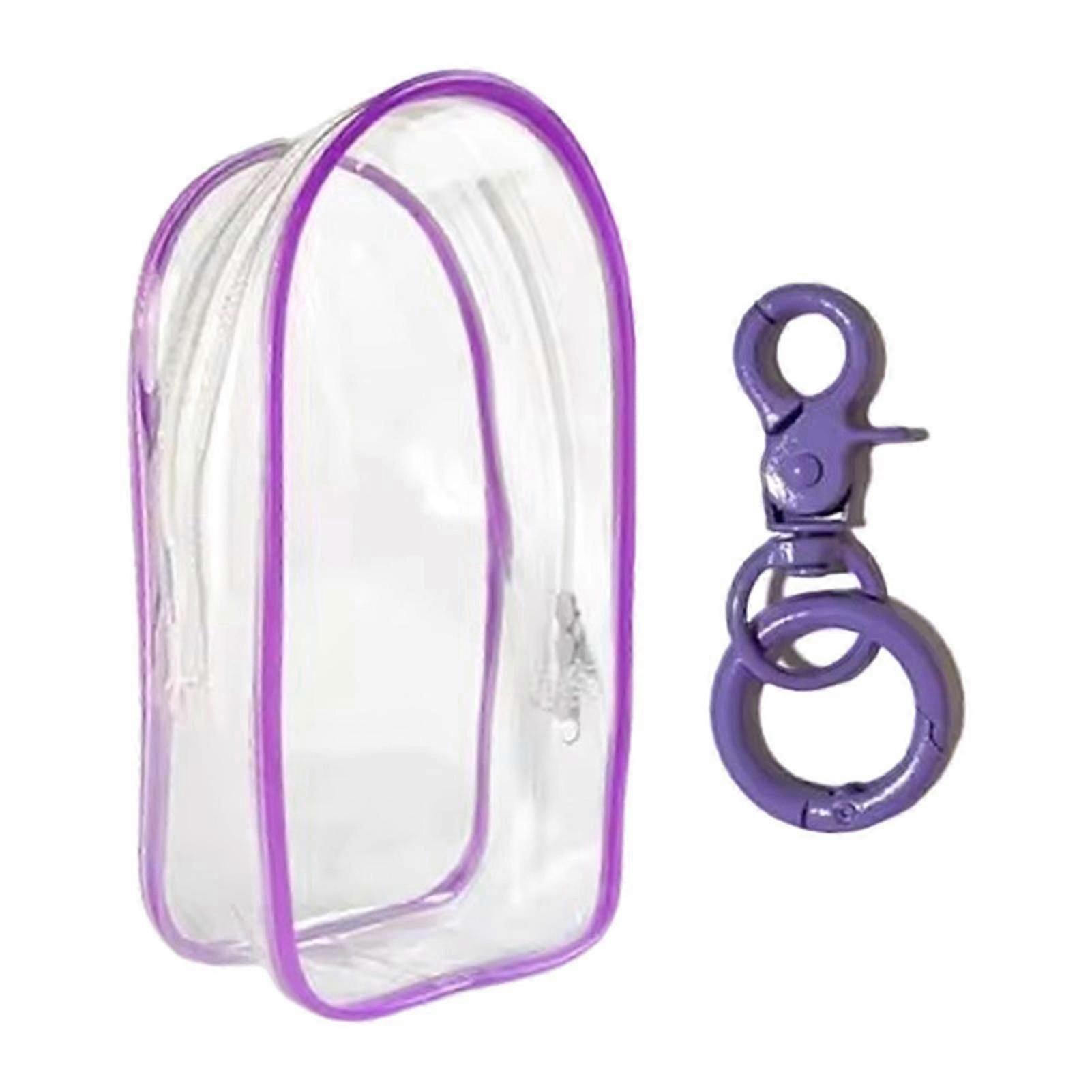 Pvc Labubu Doll Protective Bag Waterproof Transparent Labubu Doll Protective Case For Cartoon Figures