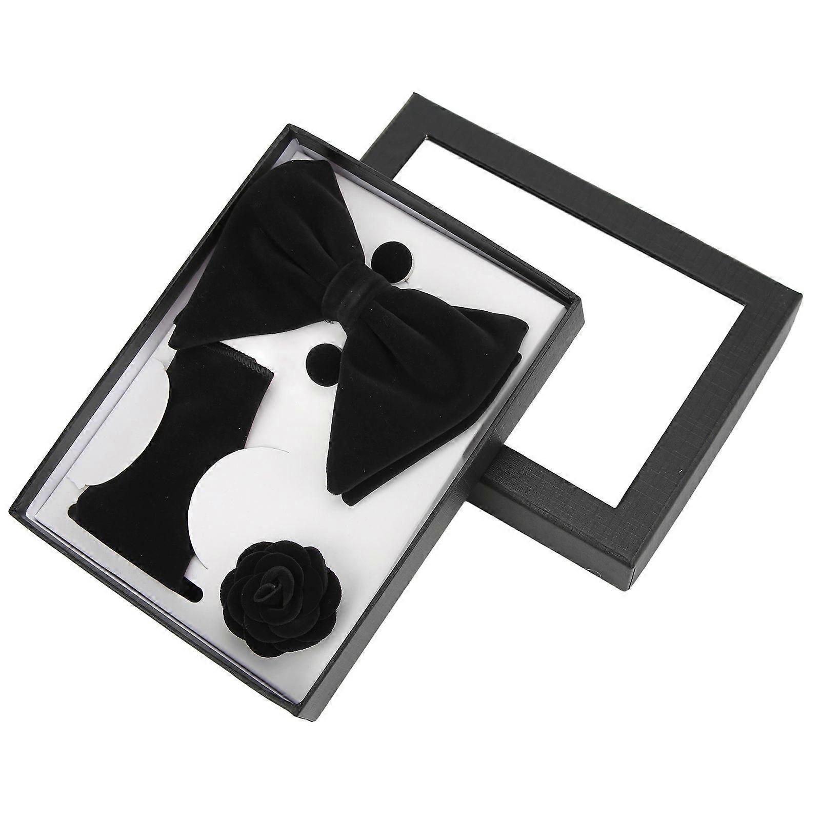 2025 dernier modèle 5pcs cravate noeud ensemble poignée facile classique élégant hommes cravate noeuds