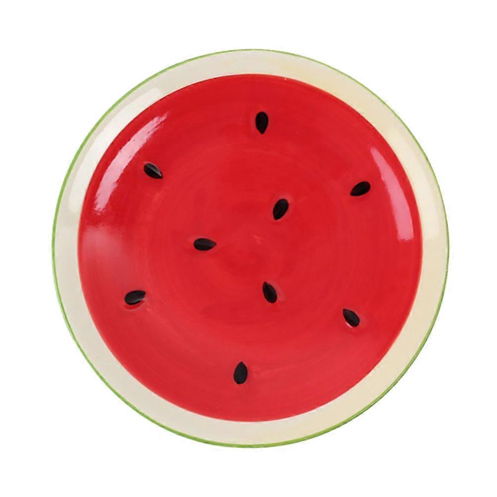 1pc Japanese Style Ceramic Plate for Household Dessert Use Green Color