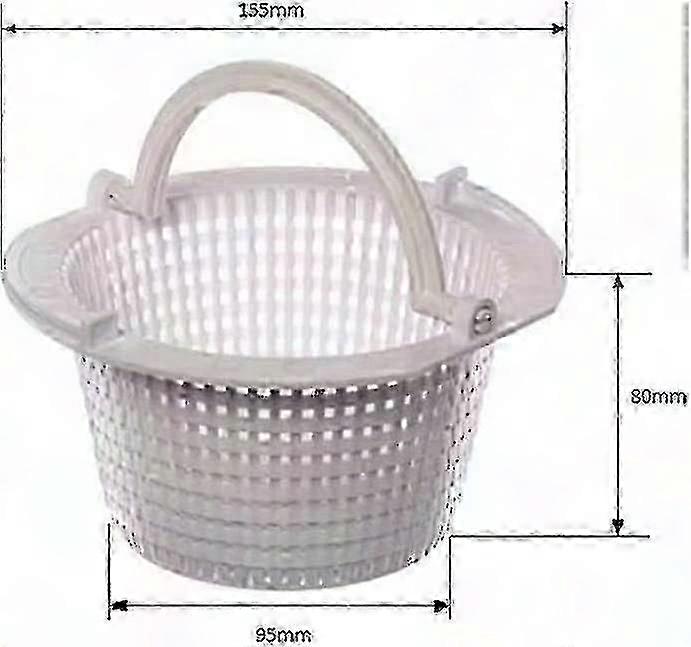 Replacement Skimmer Basket for In-Ground Pools - Filter Strainer Accessory