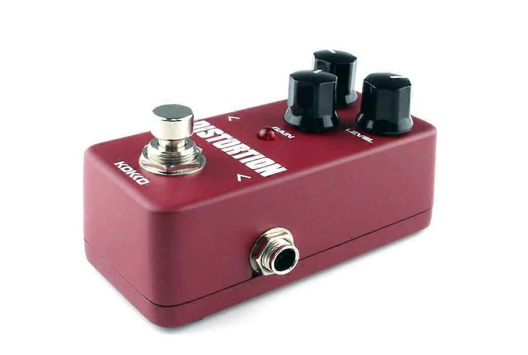 Mini Distortion Pedal Portable Guitar Effect Pedal Red
