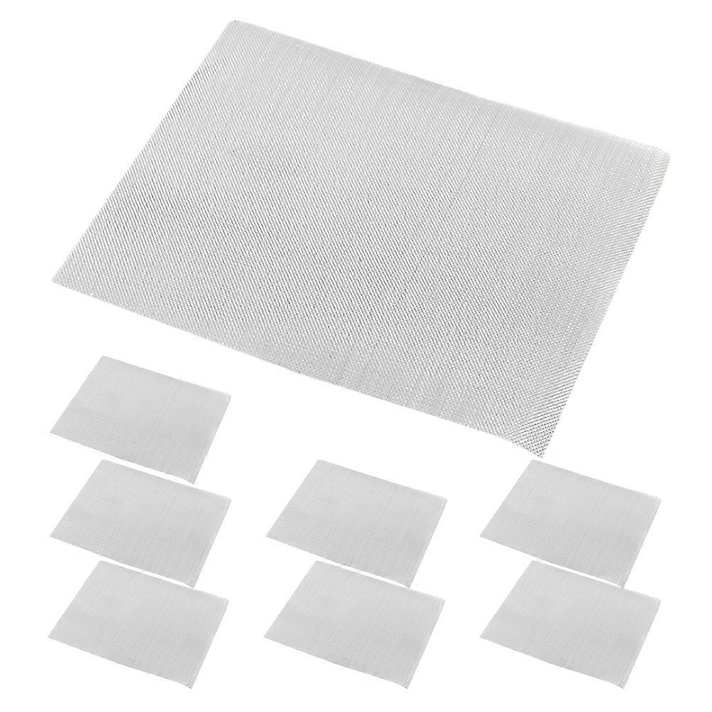 Screen Repair Kit Wire Mesh Stainless Steel Reinforcement Grey 7.86X5.89X0.04in 8Pcs
