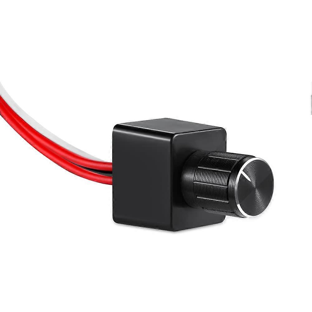 DC 12V PWM Dimmer Switch 6A for Dimmable LED Strip Lighting, Motorhome, Boat, Truck, Van, Single Color Brightness Control