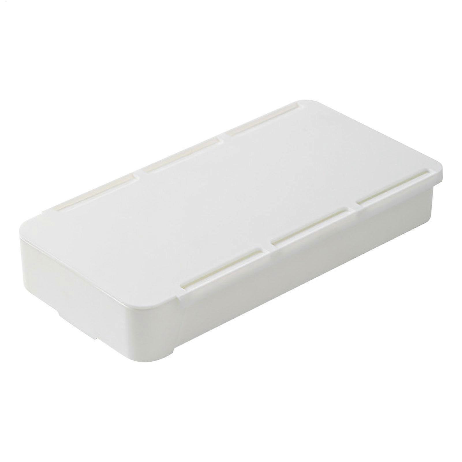 Adhesive Slide Out Storage Drawers, 19.5 x 10 x 3 inches Compact Portable Desk Organiser