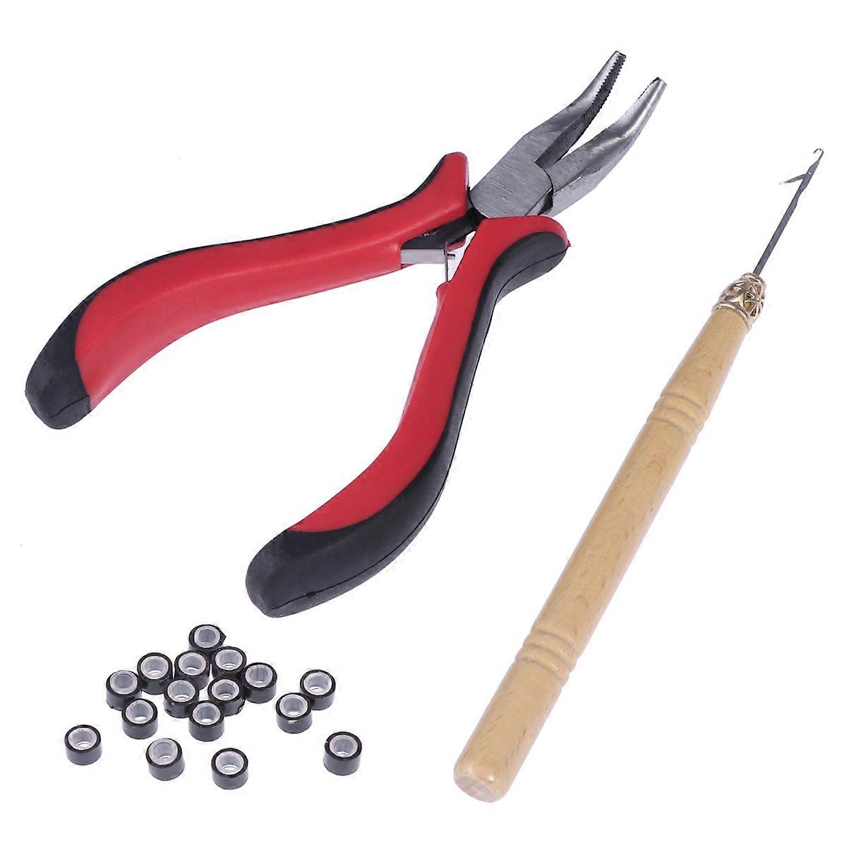 Hair Extension Clamp Tool Kit For Diy Users Assorted Color 15x8x2cm Speeds Up Installation Removal Time 3Pcs