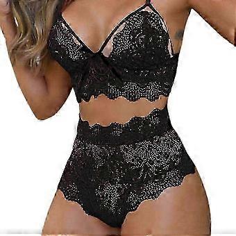 Ladies Sexy Lace Lingerie Set Bra Briefs Underwear Set H 0619
