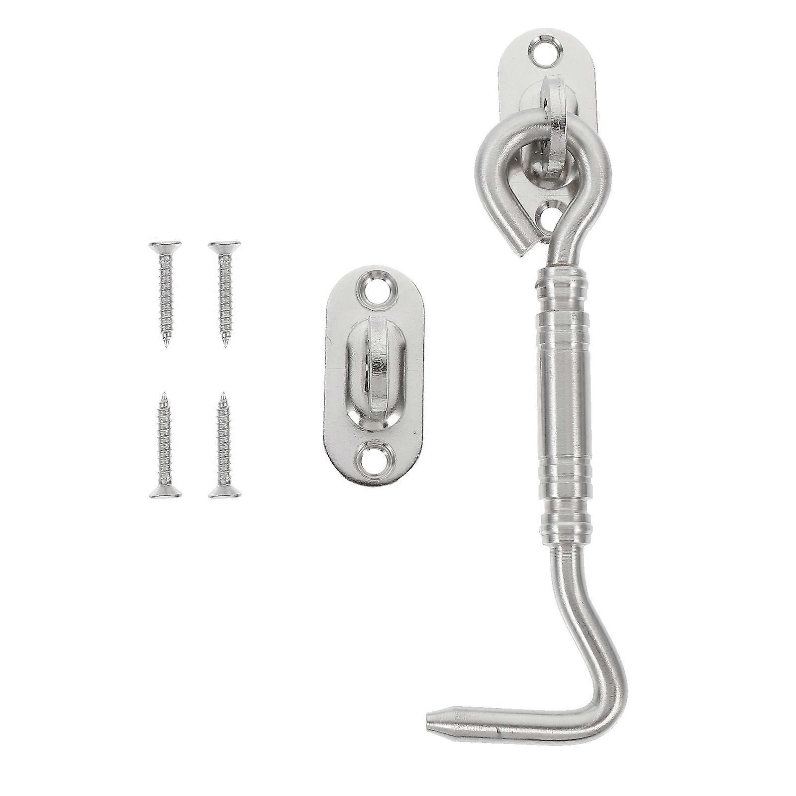 Secure Locking Latch Barn Door Hardware Durable Easy to Install for Exterior Doors Homeowners 10.5x4x1.8cm 1Set