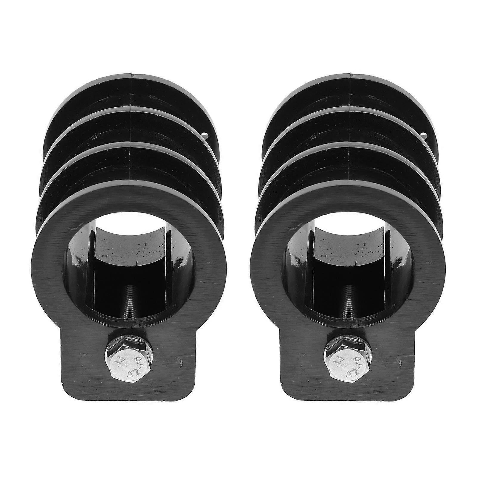 Ladder Mounting Kits Ladder Stabilizer Swimming Pool Ladder Accessories Black 3.5×3.1×2.4in Easy Disassembly 2Pcs