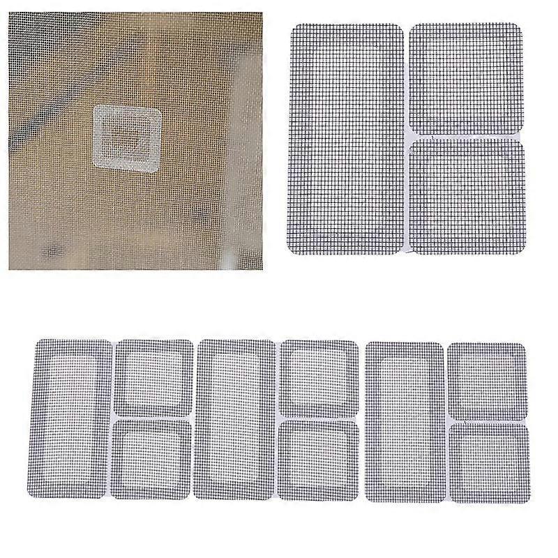 Window Door Screen Net Fix Repair Sticky Patch Self Adhesive Kit Covering Holes