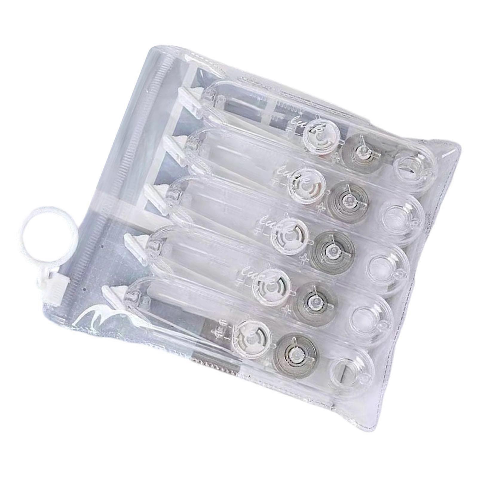 5 Pcs Easy to Use Correction Tape Gradient Correction Rollers Portable White Out Correction Tape School Office Supplies Transparent style