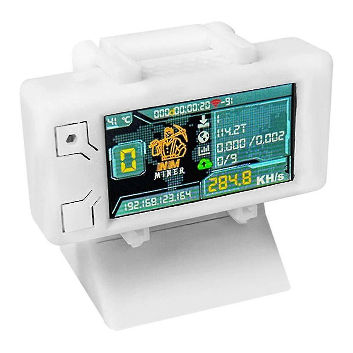 Upgrade NerdMiner 285KH/S BTC Solo Lottery Miner with Case Bitcoin Crypto  Miner WiFi Connection Low