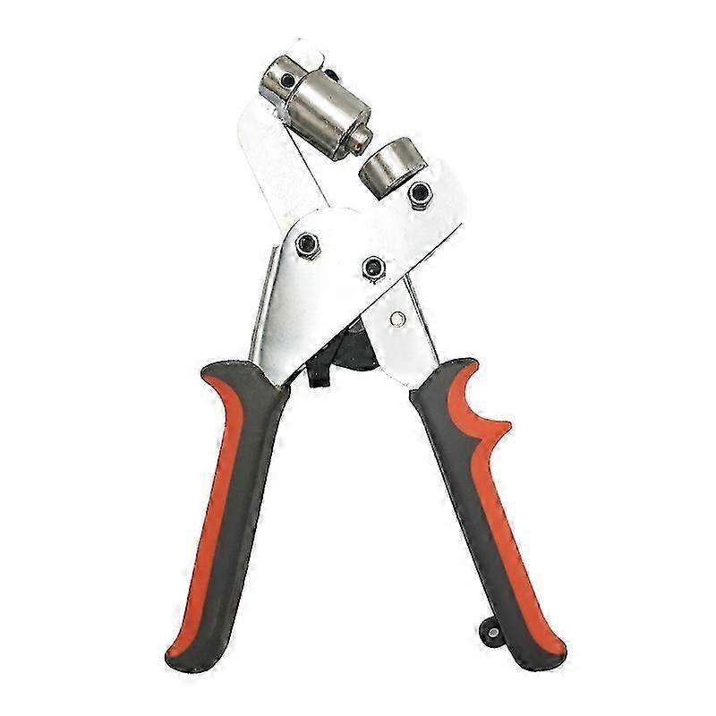 Grommet Hand Press Kit Handheld Hole Punch Pliers Portable Grommet Machine Tool Manual Puncher(1pc, multicolor)