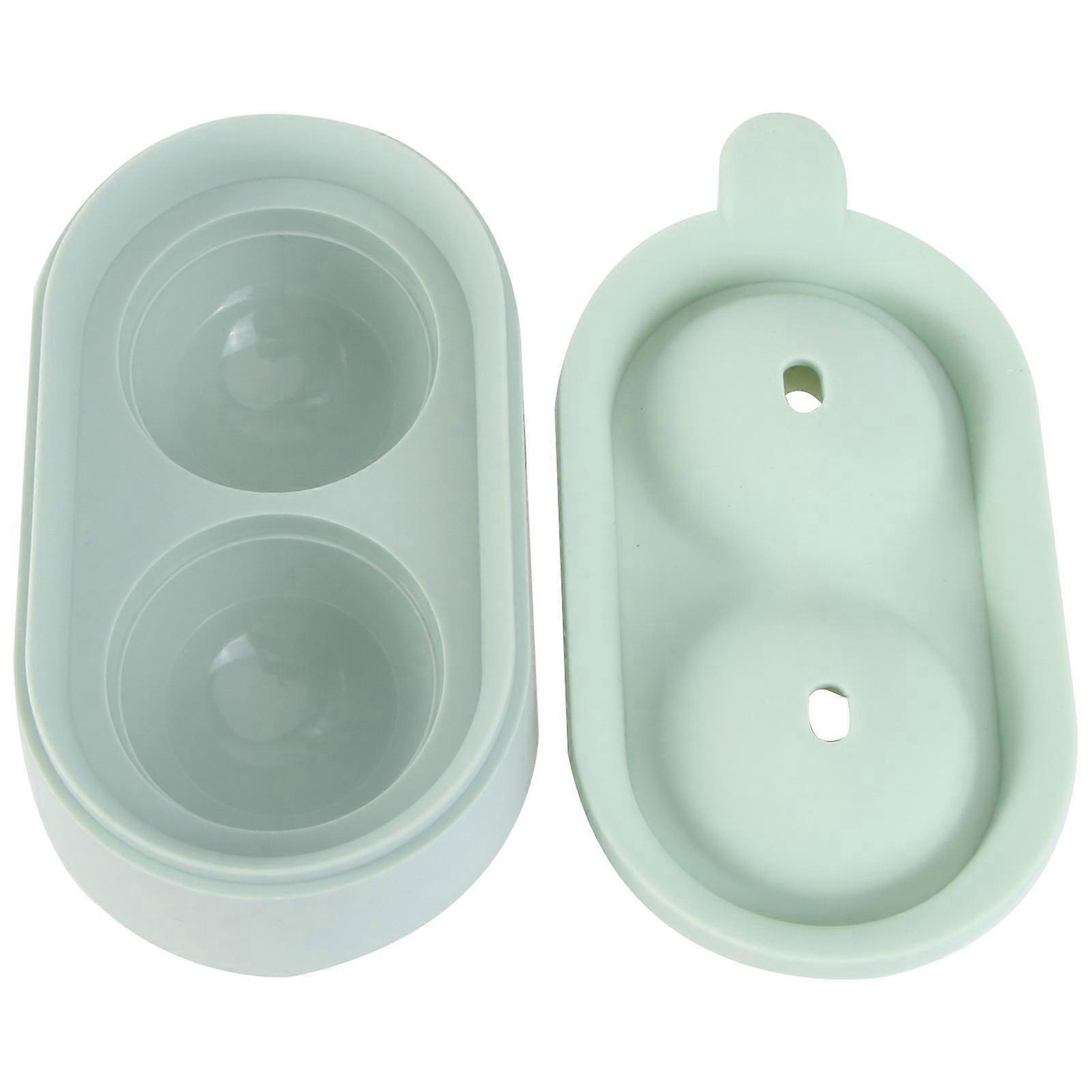 Fridge Ice Mold Ice Cube Tray Ice Making Mold Household Users Party Use Round Ball Shape 1Pcs Green Color