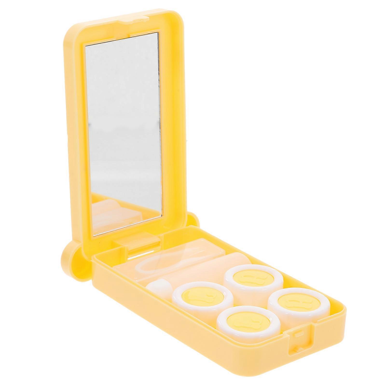 Carrying Lens Box Leakproof Bacteria-Resistant Outdoor Use 12.00X7.80X2.30CM 1 Set