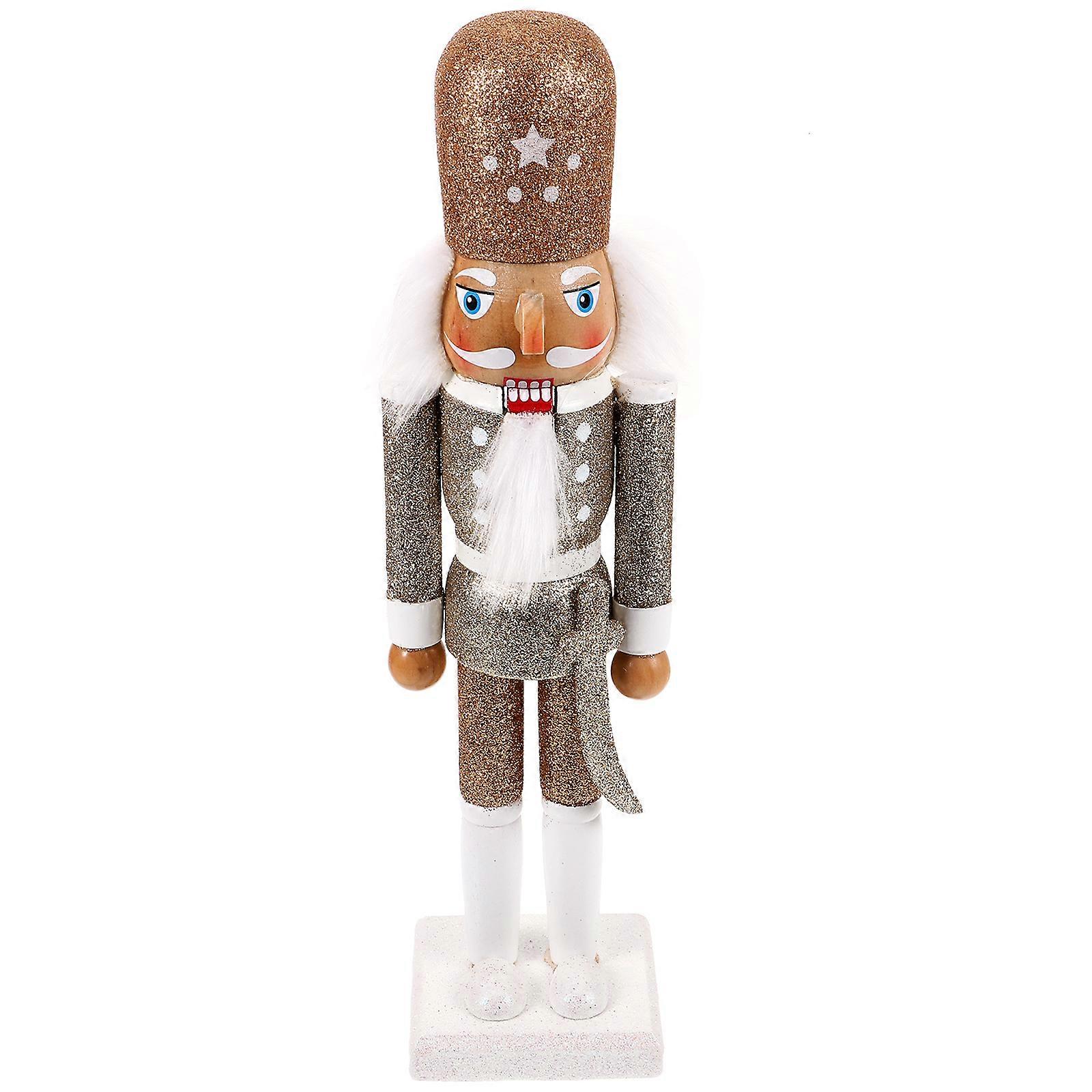 Wooden Nutcracker Figures Nutcracker Decoration for Home Use