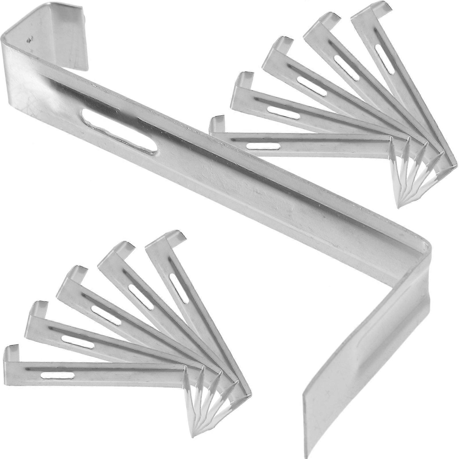 20pcs Heavy Duty Stainless Steel Roof Tile Clips & Hooks for Secure Roofing Fastening in Rain, Snow & Harsh Weather Conditions