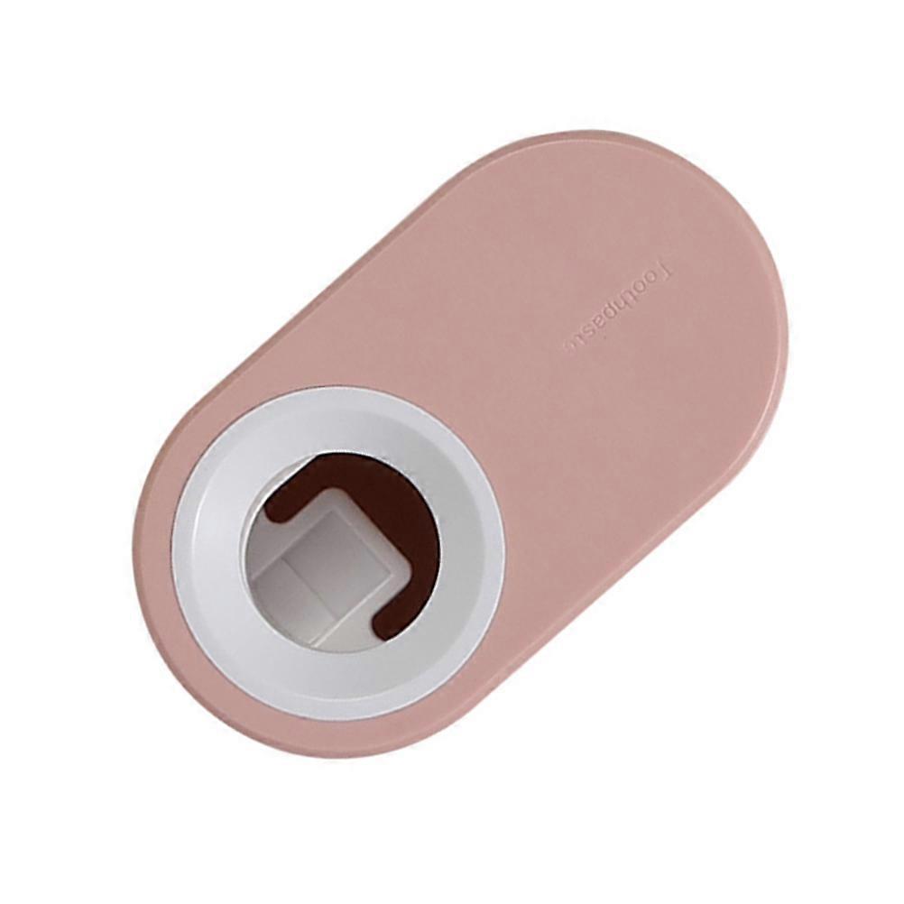 Hanging Toothpaste Squeezer No Drill Rack Pink Storage For Home Kitchen 1Set