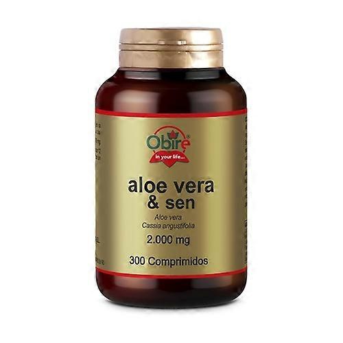 Aloe vera & senna 2000 mg 300 tablets