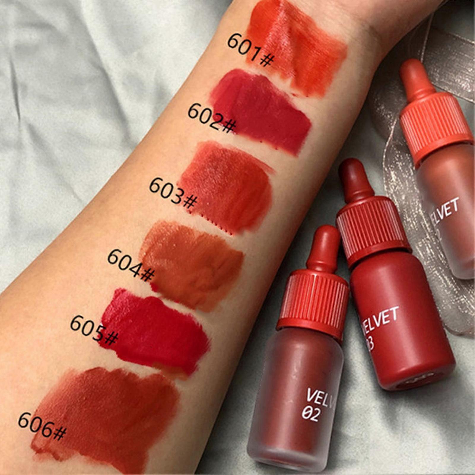 4g flytande läppstift långvarigt högpigmentfärgat matt läppfärgämne för studenter flickor