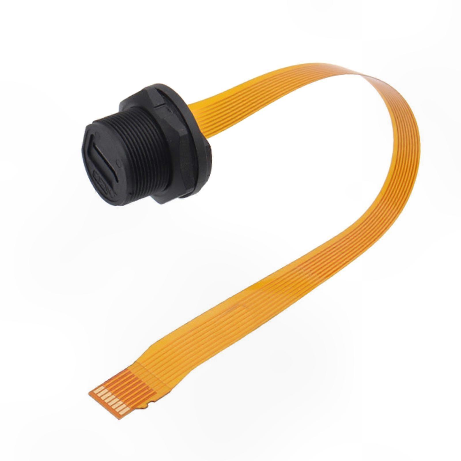 E13 Threaded Plug Waterproof Connector SDTF Memory Card Socket Flexible Cable For Navigators Electrical Equipment