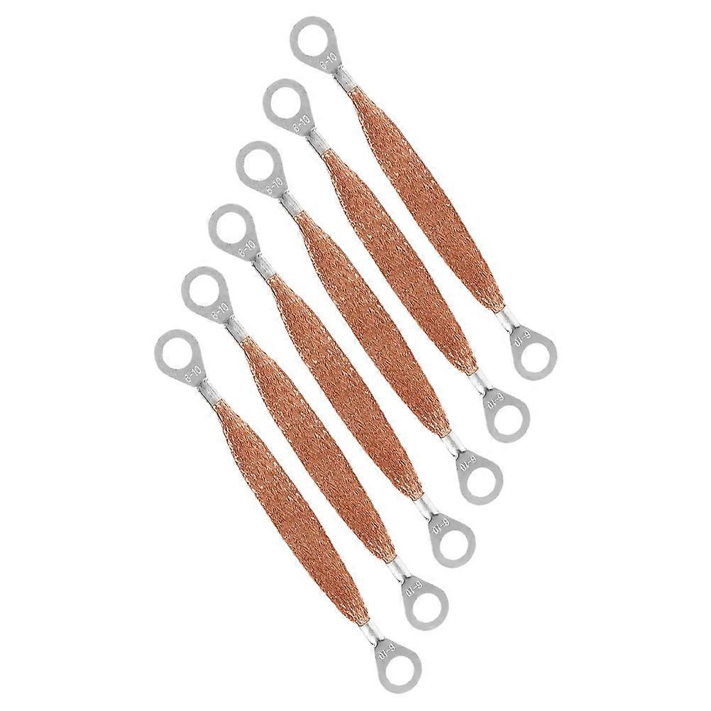 Static Bridging 6Pcs Copper Ground Strap for Universal Automotive Vehicle Use