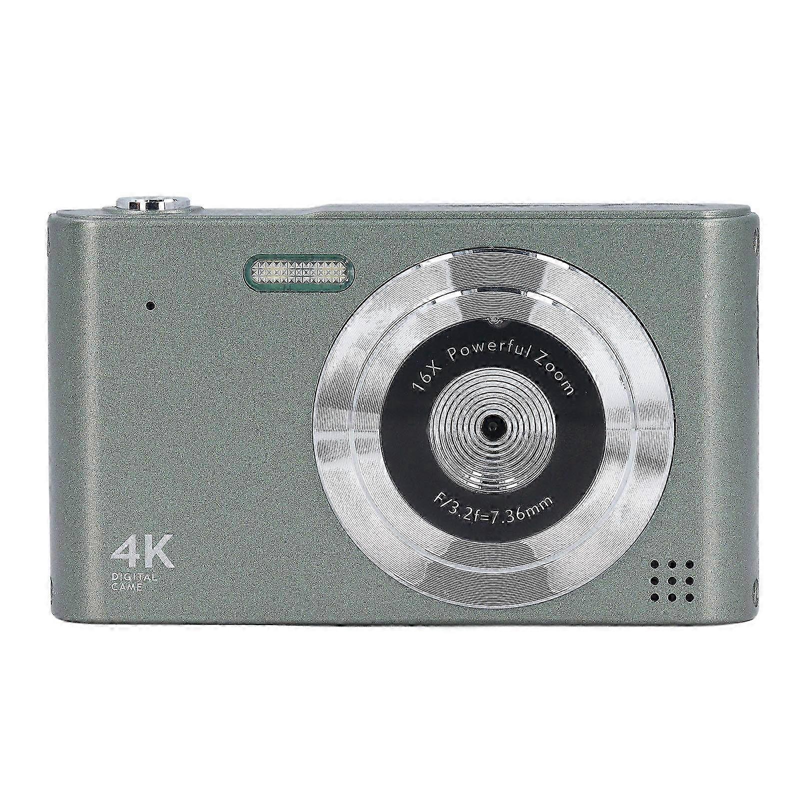 48MP 4K HD Digital Camera with 16X Zoom & LED Flashlight - Portable CCD Camera with Autofocus for Stunning Photography