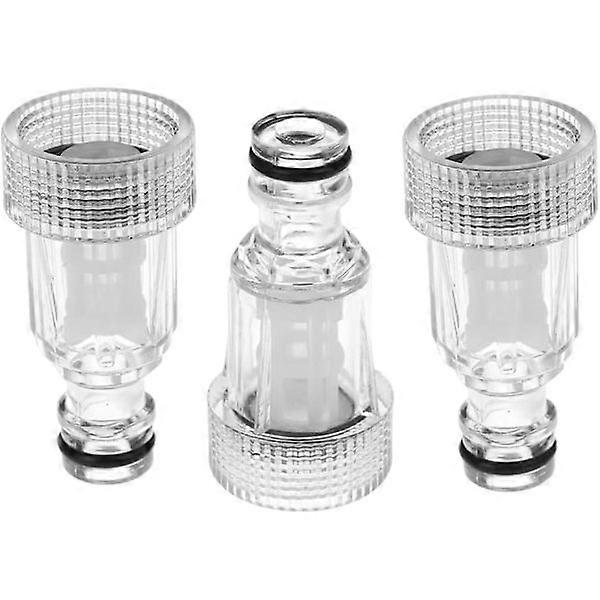 One Part Pressure Washer Hose Adapter Plastic Machine Water Filter Pressure Washer Hose Tap Connection Gasket Inlet Filter 3/4 Inch