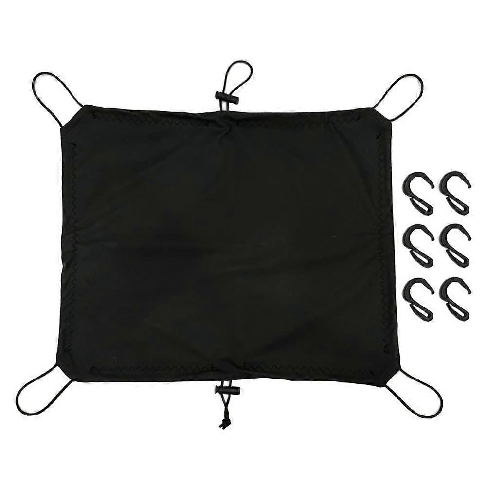 Motorcycle Helmet and Luggage Cover Waterproof Rear Rack Boot Protector with Net Hook 42x60cm
