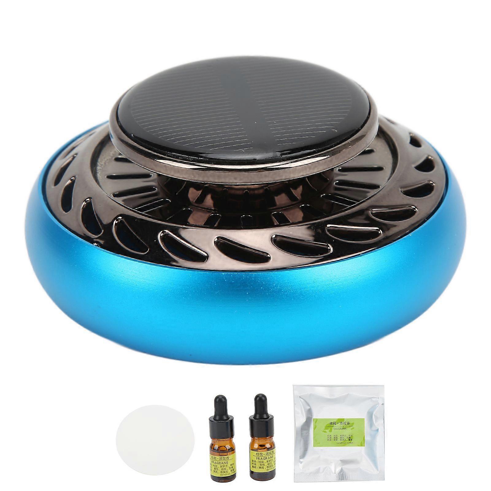 car air freshener solar powered rotating aromatherapy diffuser for cars
