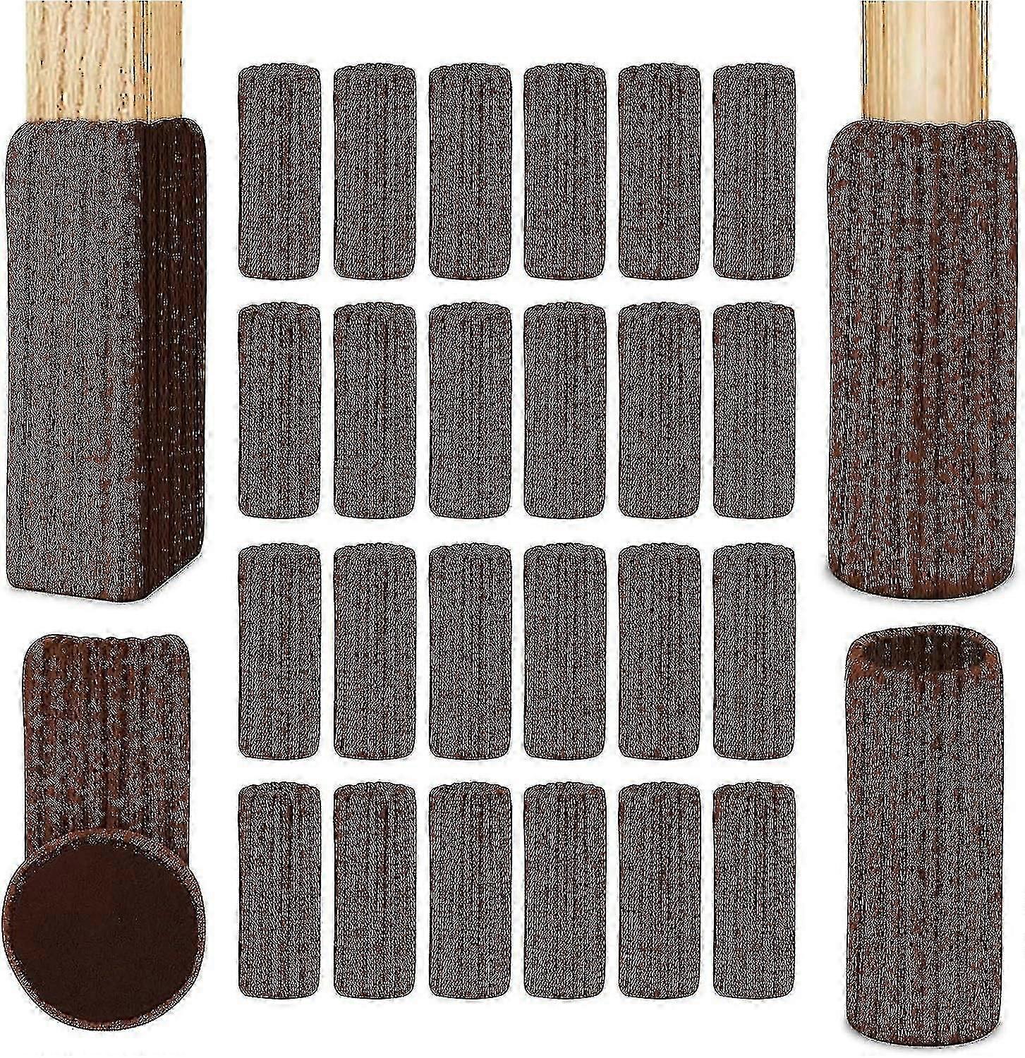 24 Pcs Knitted Chair Leg Floor Protectors, High Elasticity Furniture Thickening Socks
