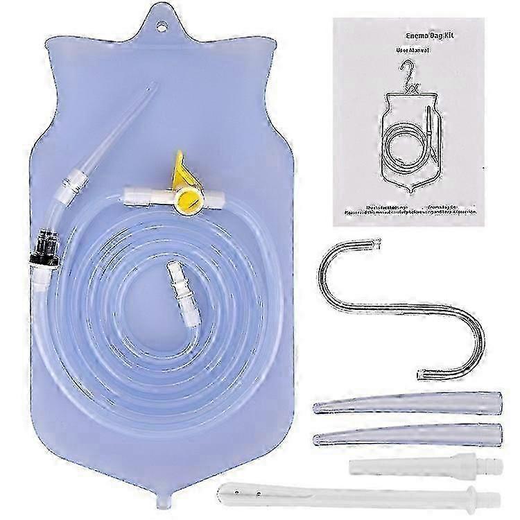 Non-toxic Enema Bucket Kit For Colon Cleansing With 4 Nozzles