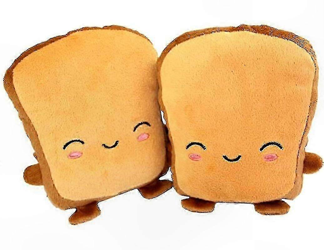 Cute USB-Powered Hand Warmer with Glove Design, Portable and Cozy Toast-Shaped Heating Accessory