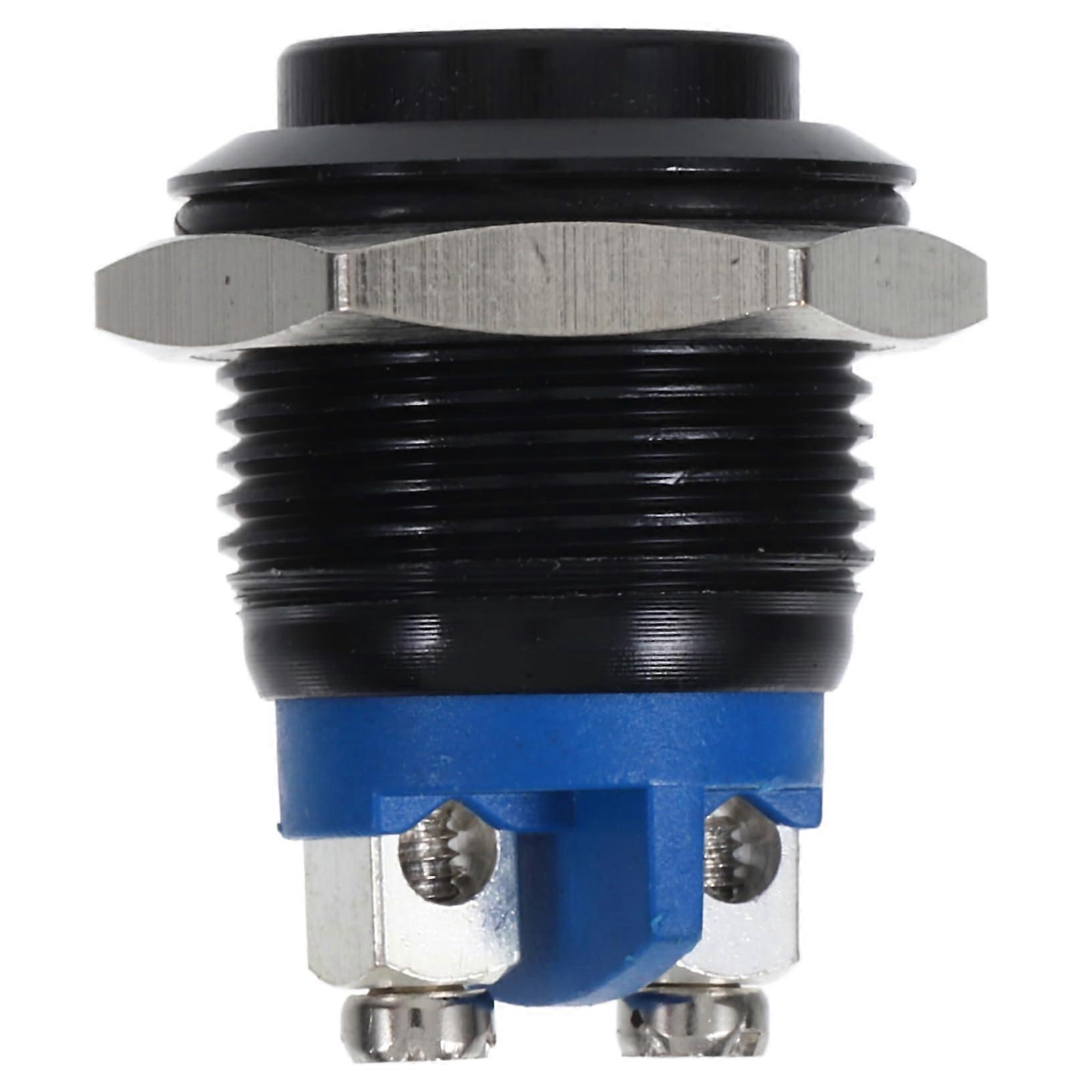 Metal Push Button Switch SelfResetting Automatic Reset Momentary Switch for Car Electrical Projects Compact Ergonomic