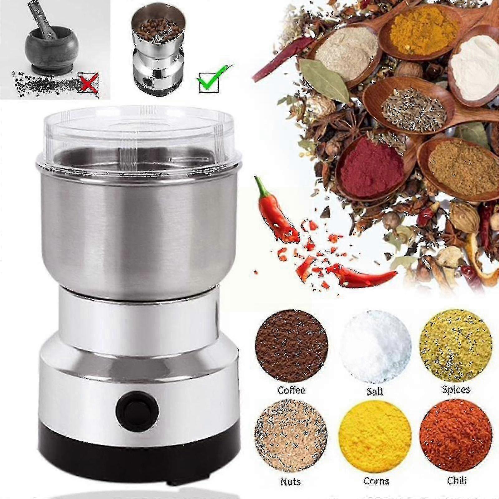 Electric Coffee Grinder 150w 220v Kitchen Cereals Beans Grinding Coffee Home Nuts Multifunctional Bean Spices Machine Grind F0e0 Tingquan Shop