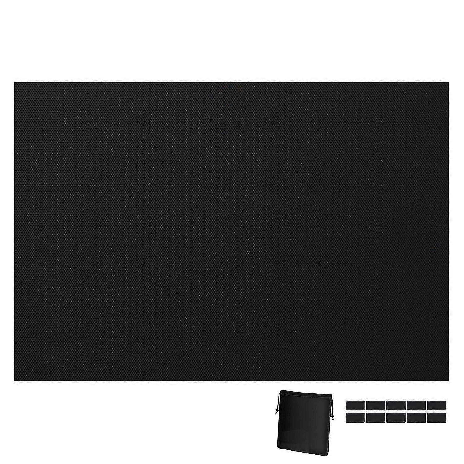 2025 1 Set Blackout Curtain Travel Window Blind Shade Portable Removable No Drill Light UV Block Window C