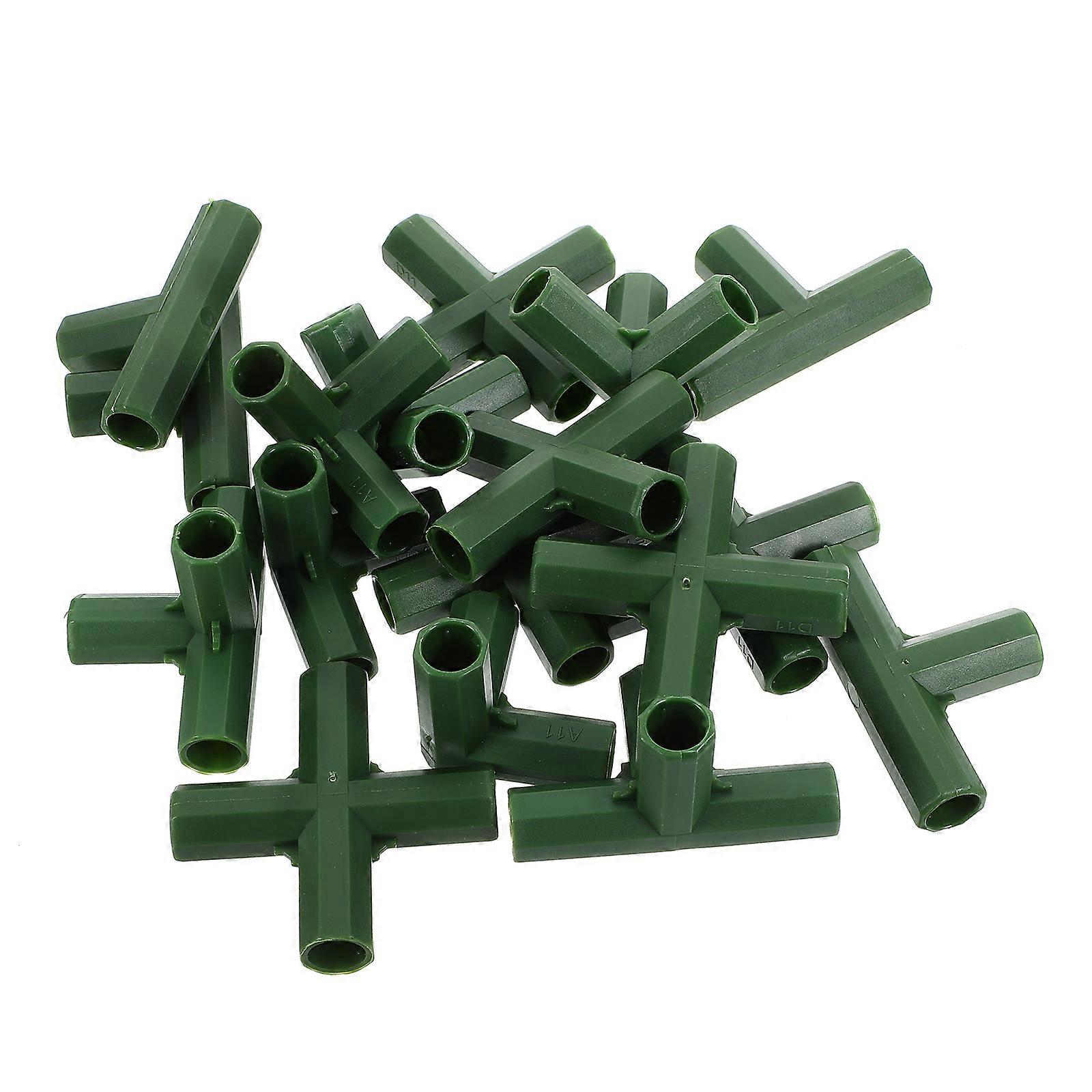 20Pcs Greenhouse Frame Connectors Elbow Fittings For Outdoor Gardening Tasks Designed For Hobbyists