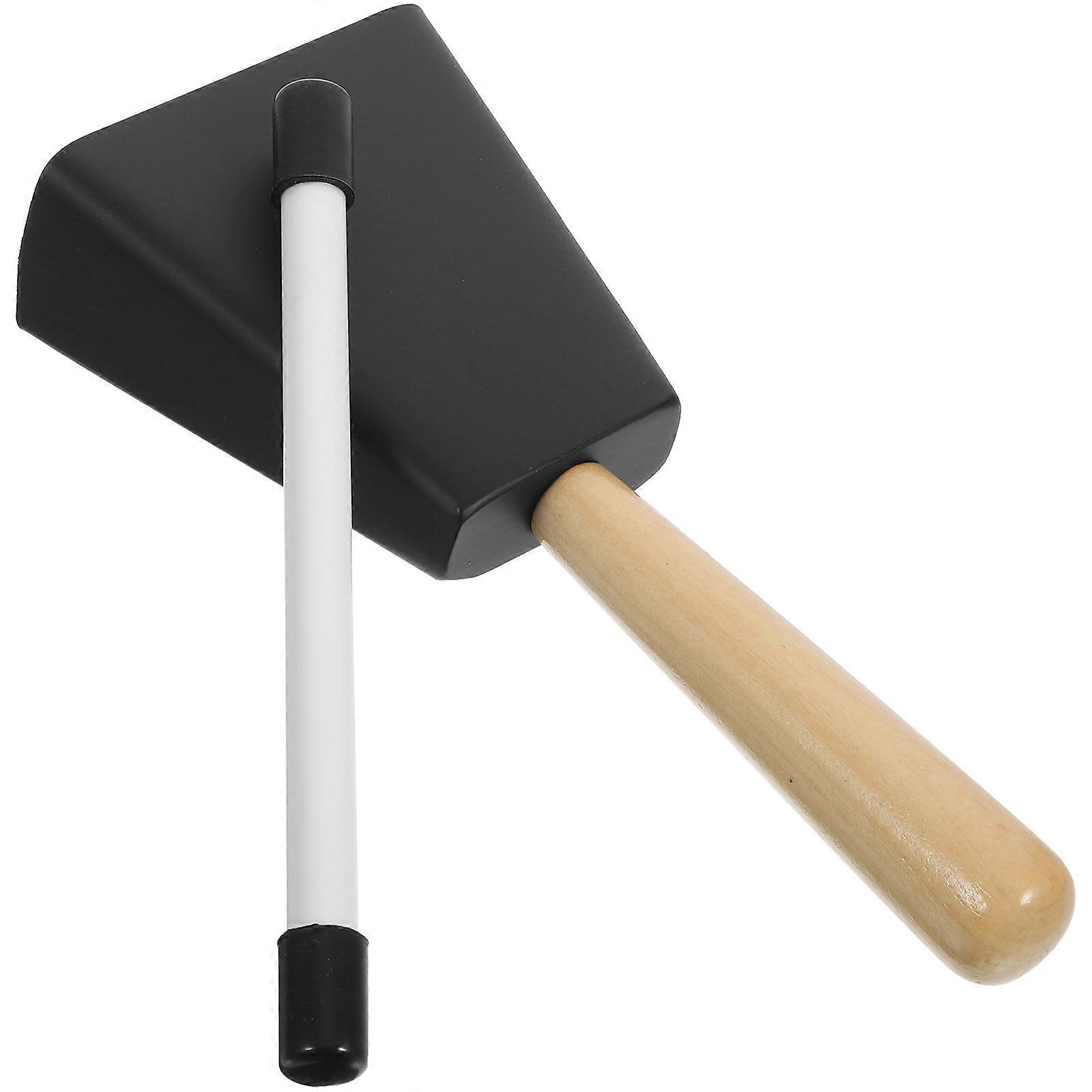 Metal Cowbells with Wooden Handle – Ideal for Outdoor Games, Weddings, Sporting Events, and Festivals – Random Color