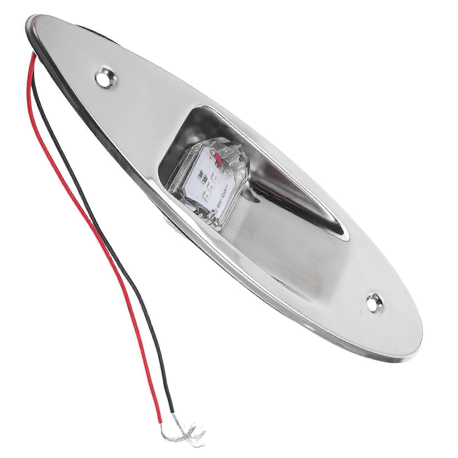 Stainless Steel LED Navigation Lights 2Pcs Designed For Kayak and Boat Night Visibility With Waterproof Enclosure And Enhanced Safety Functions