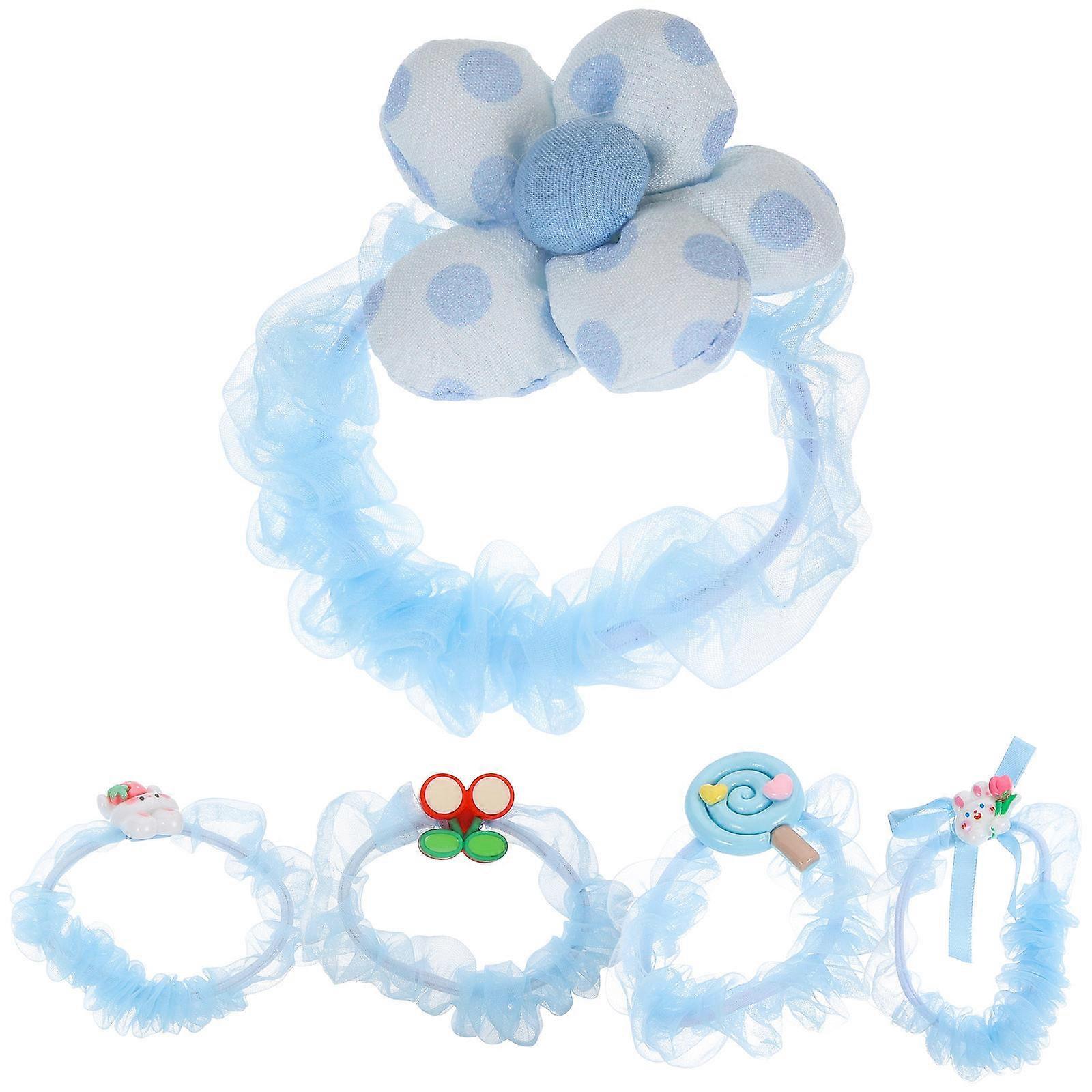 Elastic hair bands, secure hold without damage, perfect for toddler's daily wear